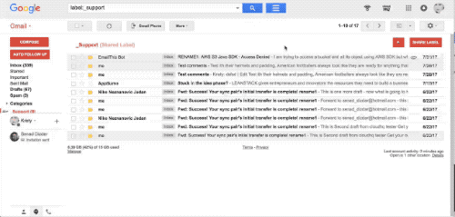 gmail bulk email limit